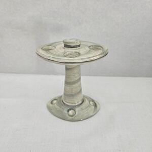 Nicole Miller Ceramic Toothbrush Holder Green And Cream